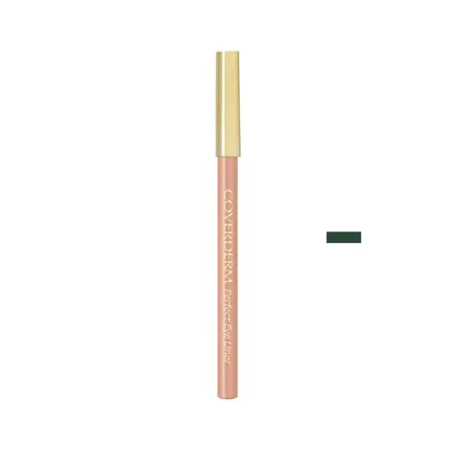COVERDERM PERFECT EYELINER No4 Forest Green (1,5 gr) ΠΡΑΣΙΝΟ ΜΑΛΑΚΟ, ΥΨΗΛΗΣ ΑΚΡΙΒΕΙΑΣ ΚΑΙ ΜΑΚΡΑΣ ΔΙΑΡΚΕΙΑΣ, ΥΠΟΑΛΛΕΡΓΙΚΟ ΜΟΛΥΒΙ