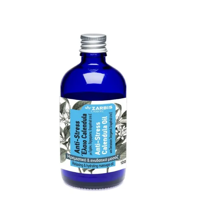 ZOHNZ CAMOIL Geranium Calendula Anti Stress Massage Oil Ευεξία & Χαλάρωση 100ml