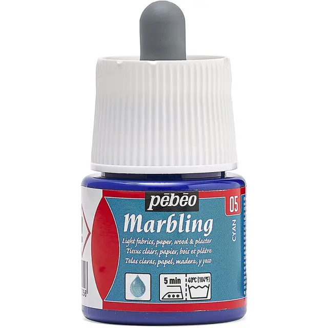 Pebeo Marbling Χρώμα Μαρμαρογραφίας - 05 Cyan - 45ml