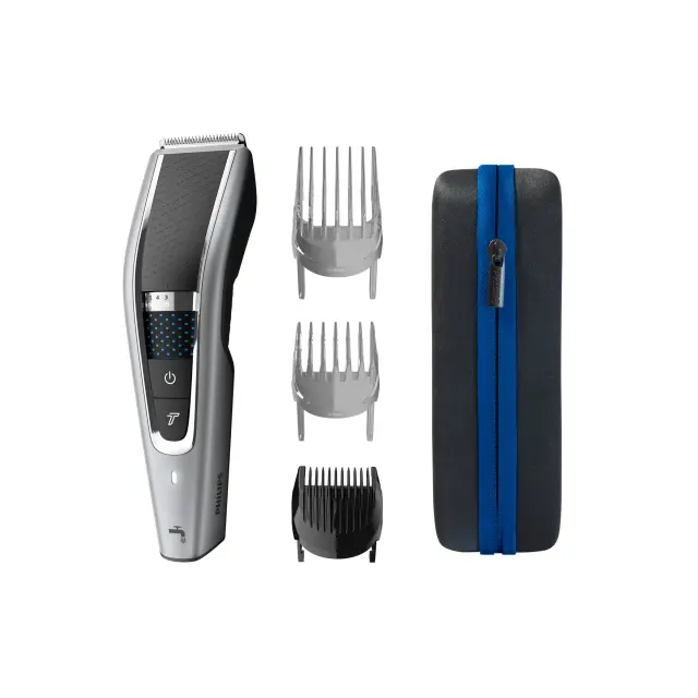 Επαναφορτιζόμενη Κουρευτική Μηχανή Philips κατάλληλη για μαλιά, γένια και σώμα Silver/Black HC5650/15