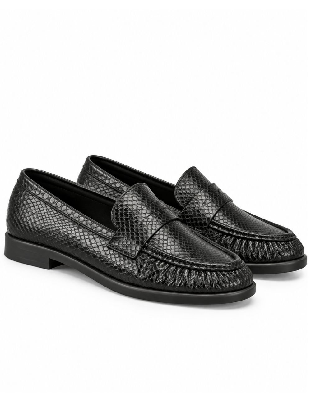 Loafers snake print μέ χαμηλό τακούνι - 36
