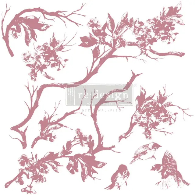 Σφραγίδα Re-design, Forest Aviary, 30,5x30,5cm