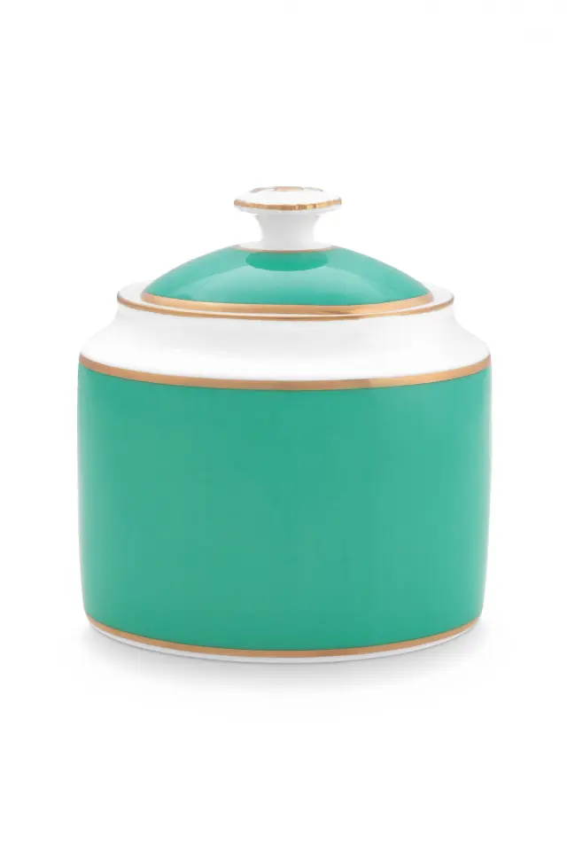 PIP STUDIO ΠΟΡΣΕΛΑΝΙΝΗ ΖΑΧΑΡΙΕΡΑ PIP CHIQUE ΠΡΑΣΙΝΟ & ΧΡΥΣΟ 550ml - One size