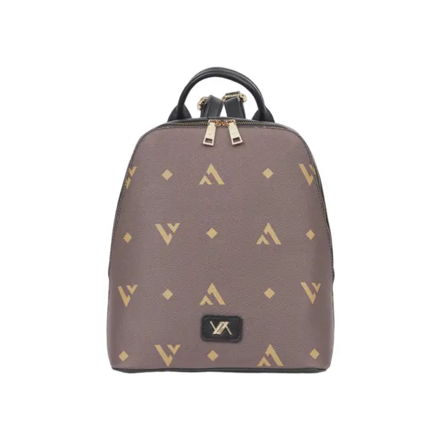 VERDE ΓΥΝΑΙΚΕΙΑ ΤΣΑΝΤΑ ΠΛΑΤΗΣ-BACKPACK 16-0008973 ΚΑΦΕ