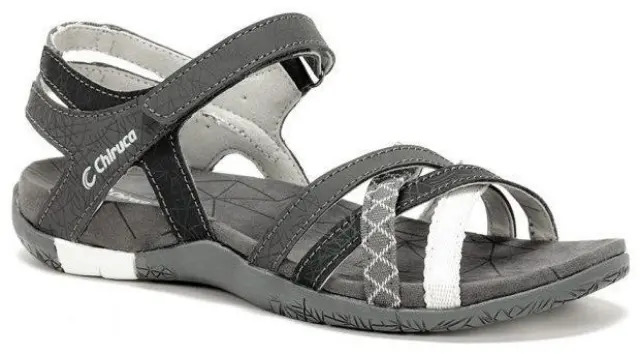 Malibu 13 Carbon/Grey Γυναικείο Σανδάλι Chiruca - 44856-13 - 37 2