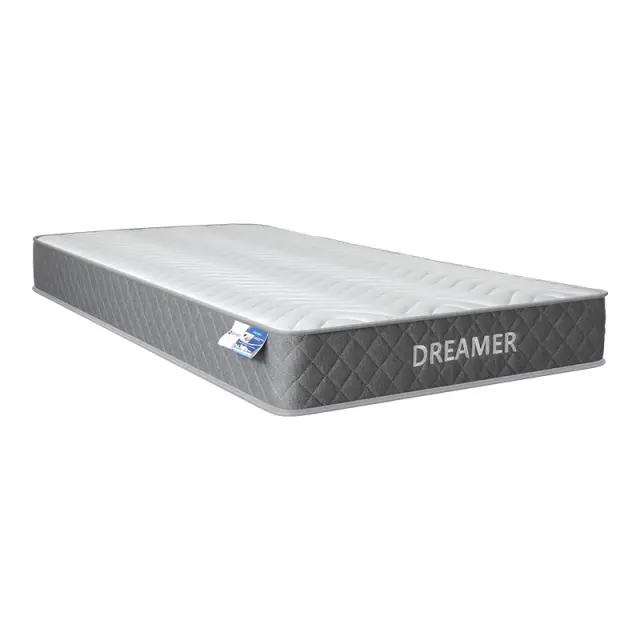 Κρεβάτι με στρώμα Nevil-Dreamer pakoworld pu λευκό 100x200εκ 3