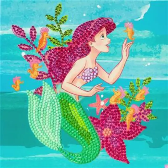 Craft Buddy Card Crystal Art Ariel 18X18cm
