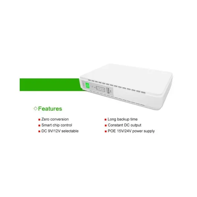 Mini DC UPS 8800 mAh 9-12V Jiageng JG758 2