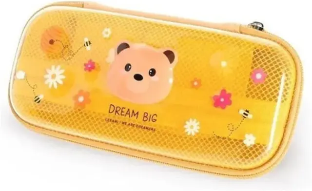Legami Διαφανής Κασετίνα / Rigid Transparent Pencil Case: Teddy Bear