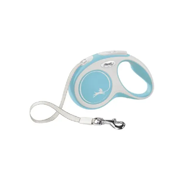 Flexi Comfort Αυξομειούμενος Οδηγός Ιμάντας 5m έως 25kg Γαλάζιο Medium