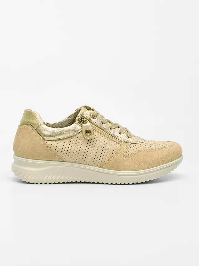 Imac Sneakers Γυναικείο δέρμα Μπεζ IMA/106130 AVORIO 3