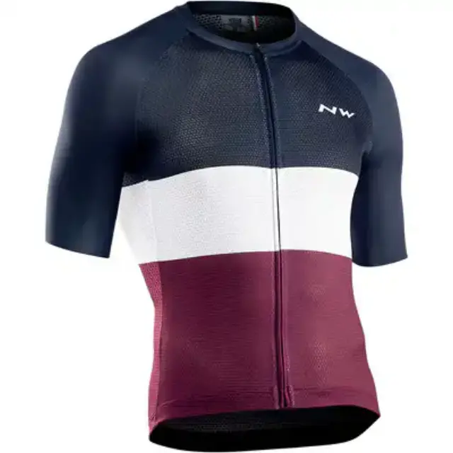 ΜΠΛΟΥΖΑ NORTHWAVE BLADE AIR ΚΟΝΤΟ ΜΑΝΙΚΙ SS21 - ΜΑΥΡΟ-ΜΩΒ - MEDIUM