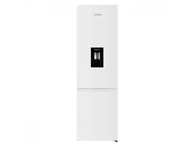 Ψυγειοκαταψύκτης Samus SCW517NFIDE Full No Frost, με Βρυσάκι Νερού, Συνολική Χωρητικότητα 324L, Ενεργειακή Κλάση E και Ύψος 201cm - White SCW517NFIDE