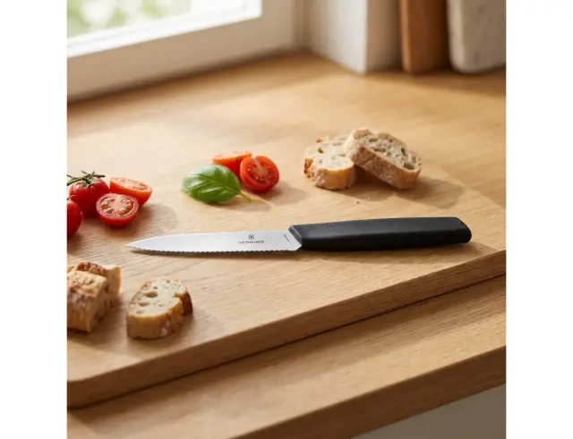 Μαχαίρι Γενικής Χρήσης Victorinox Swiss Modern με μήκος λεπίδας 10cm - Black6.9003.10W