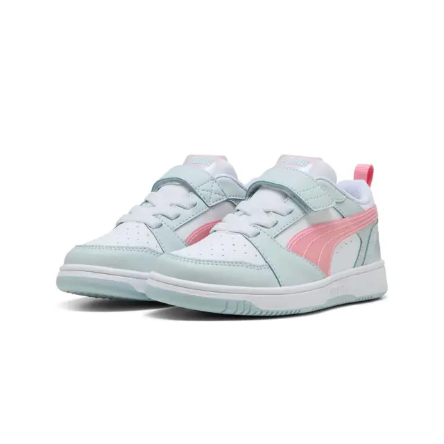 Puma Kids Rebound V6 Low Space Belle AC+ (PS) Γκρι - Ροζ 402786-01 (Puma) - 35 3