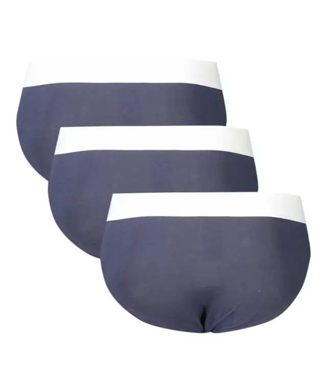 Bikkembergs - Ανδρικά Σλιπ 3Pack BKK1USP10TR-NAVY Μπλε Σκούρο 2