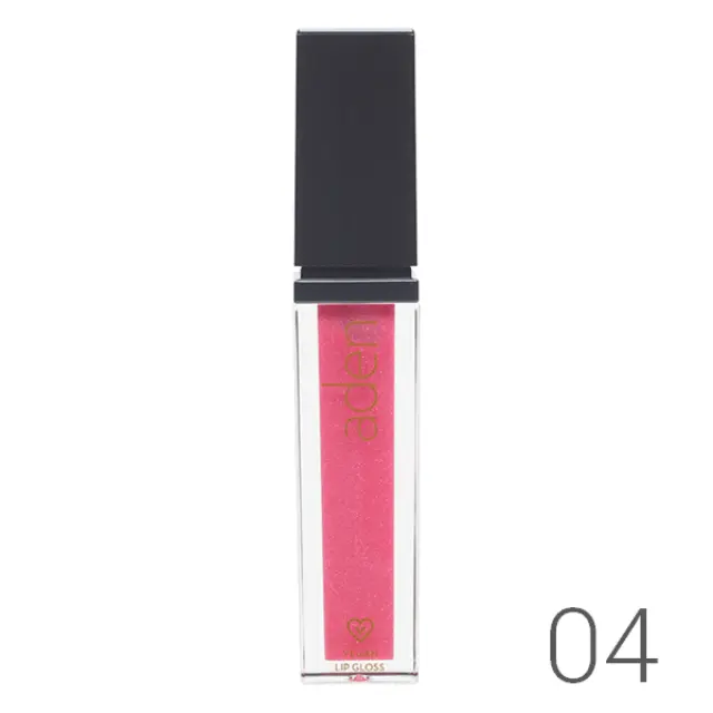 ADEN VEGAN LIP GLOSS 04 CANDY PINK 5 ML