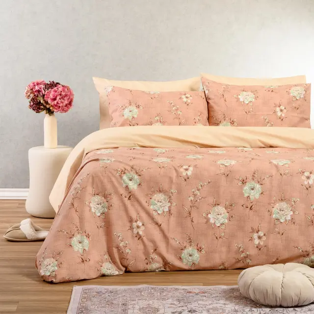 Σετ Σεντόνια 235x270 Υπέρδιπλα Casual Line Melinen Gianna Rose 50% Βαμβάκι-50% ΠολυέστερΧωρίς Λάστιχο