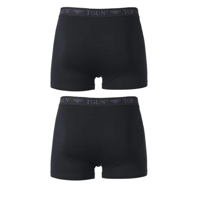 Mil-Tec Boxer Shorts Top Gun (Pack Of 2) Black-Ανδρικό Boxer (Σετ 2) Μαύρο - 01-Black-Μαύρο