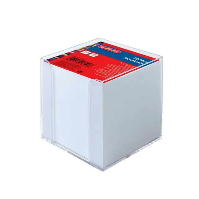 Herlitz Κύβος Σημειώσεων Διαφανής & 700 φύλλα 9x9 (10410801)
