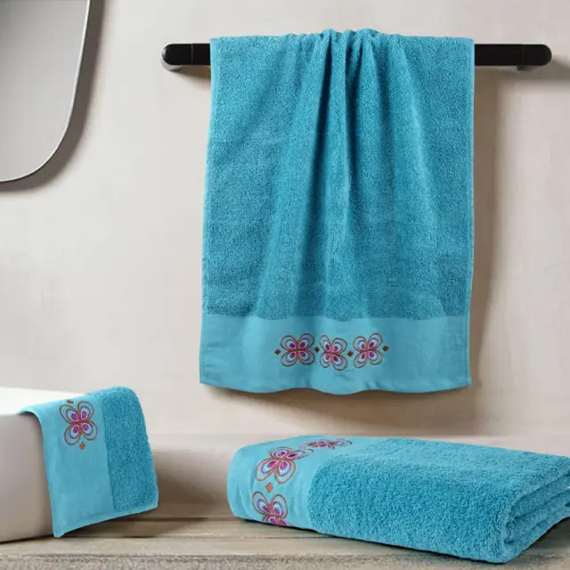 Πετσέτες Σετ 3ΤΜΧ Petalouda σε Κουτί Λαδί 70 x 140 / 50 x 90 / 30 x 50 cm Λαδί 70 x 140 / 50 x 90 / 30 x 50 cm 2