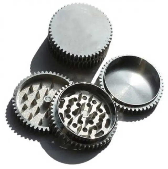 Grinder Τρίφτης 46mm Μεταλλικός Σχέδιο Γρανάζι - 3 Parts