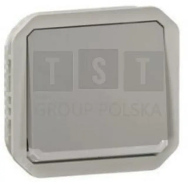 Standard Franco-Belgian Plexo power socket 16A 250V with screw terminals - Composable - Gray - IP55 - IK08