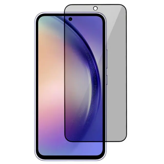 Full Cover Privacy Tempered Glass για Galaxy A55-Black OEM