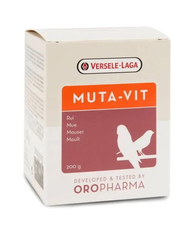Versele Laga Oropharma Muta Vit Συμπλήρωμα Διατροφηής Ενίσχυση Ανοσοποιητικού Πτερόρροια Πτηνών 200gr 2