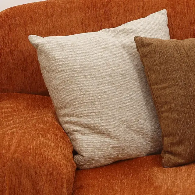Διακοσμητικό Μαξιλάρι 42x42 Με Γέμιση Anna Riska 1300 Sand 100% Chenille