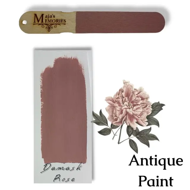 Χρώμα-εφέ πατίνας Antique Paint Maja's Memories, 150ml, Damask Rose