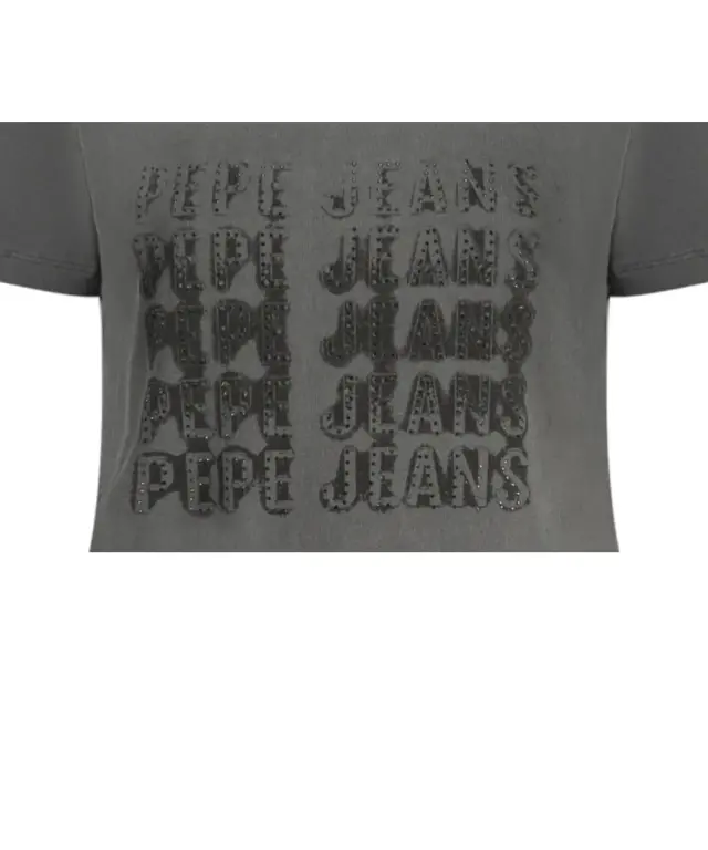 Pepe Jeans - Γυναικείο T-shirt Bree PL5000088-990 Μαύρο - XS 3