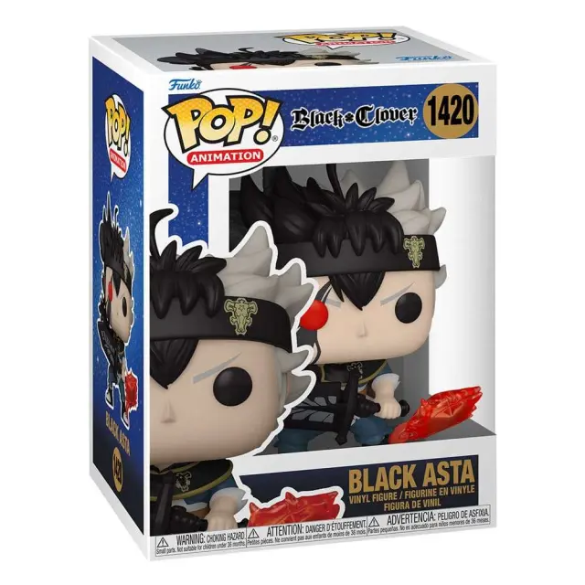 Black Clover POP! Animation Vinyl Figure Black Asta 9 cm 2