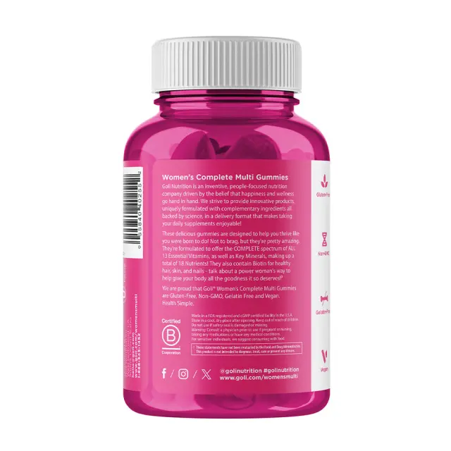 Goli Women's Complete Multi Gummies 3