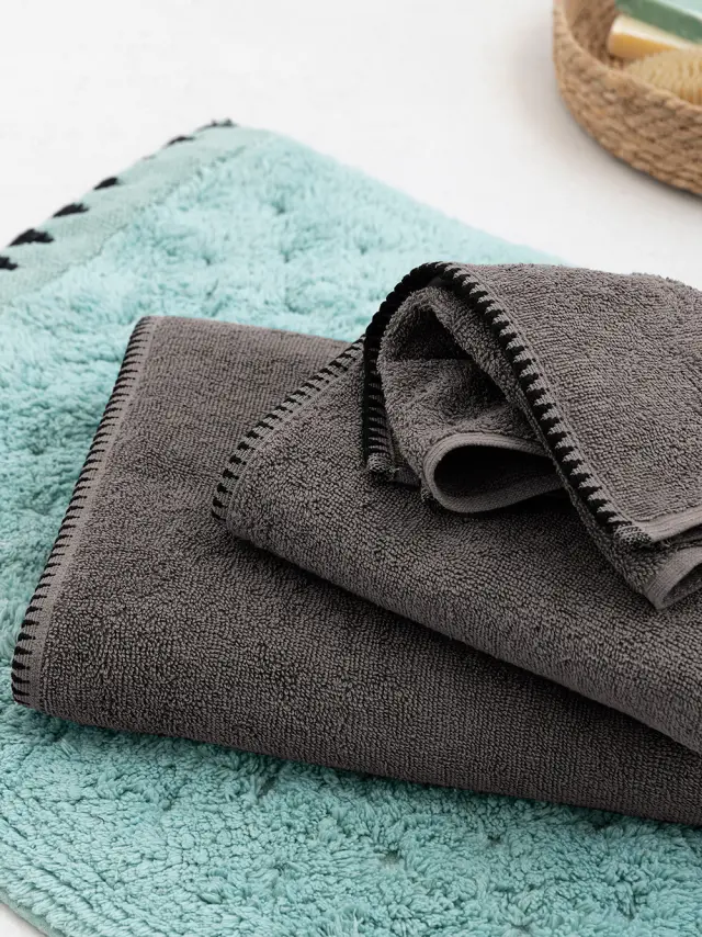 Palamaiki Πετσέτα Προσώπου Towels Collection 50x90 BROOKLYN COAL