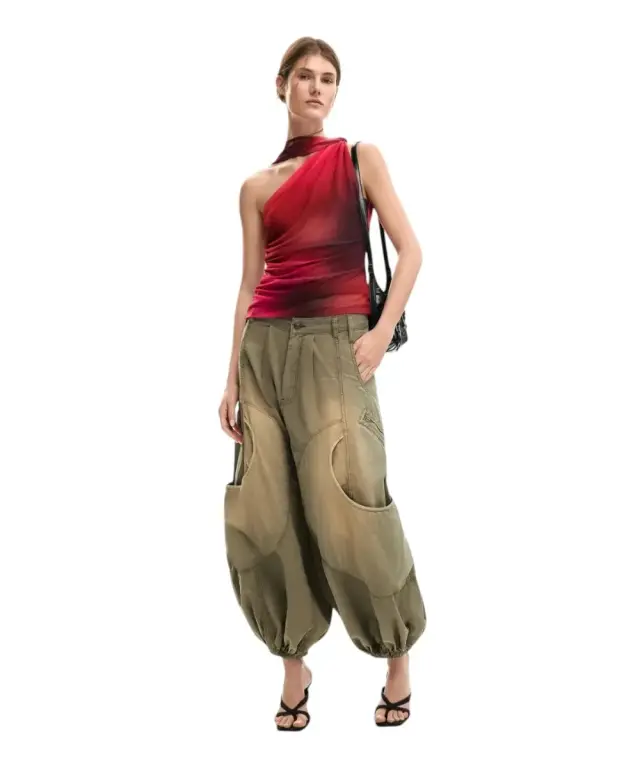 Desigual - Γυναικεία Αμάνικη Μπλούζα Bratislava 26SWTK31-3098 Ροζ 3