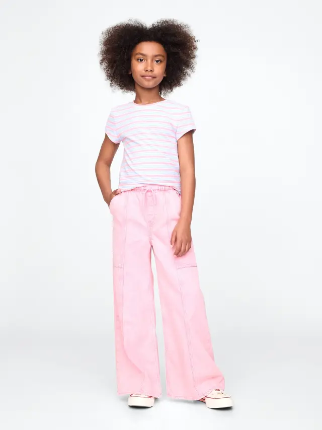 Παιδικό UltraSoft Easy Baggy Τζιν Παντελόνι Parisian pink - XL