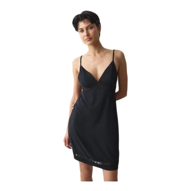 Triumph Γυναικείο Νυχτικό Comfort Allure NDK, Χρώμα Μαύρο