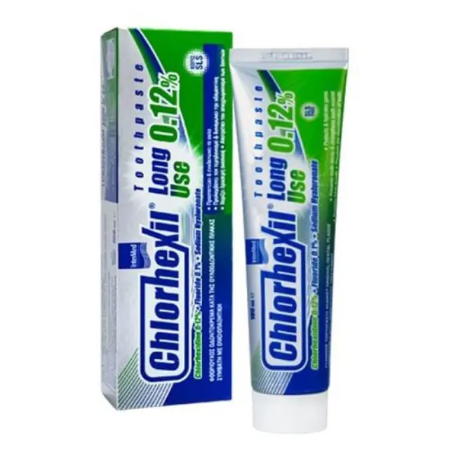 Intermed Chlorhexil Long Use Toothpaste 0.12% Οδοντόκρεμα για Πολλαπλή Προστασία της Στοματικής Κοιλότητας, 100ml