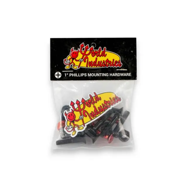World Industries Σετ Βιδών Skateboard Phillips 1"