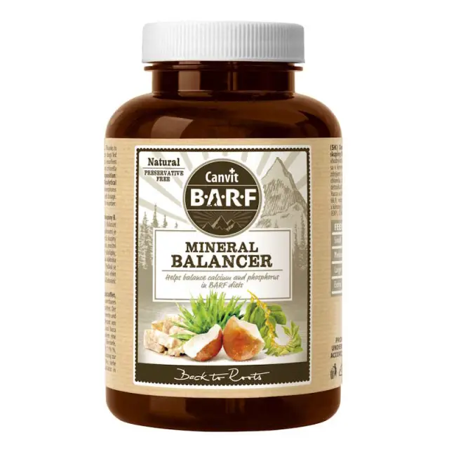 Canvit B.A.R.F Mineral Balancer σε Σκόνη για Σκύλους και Γάτες 260gr Μονόχρωμο