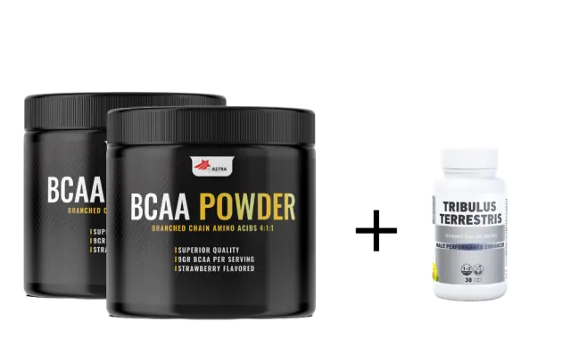 2x BCAA (200γρ + 200γρ) + ΔΩΡΕΑΝ Tribulus Terrestris (30 κάψουλες) Natura Therapy