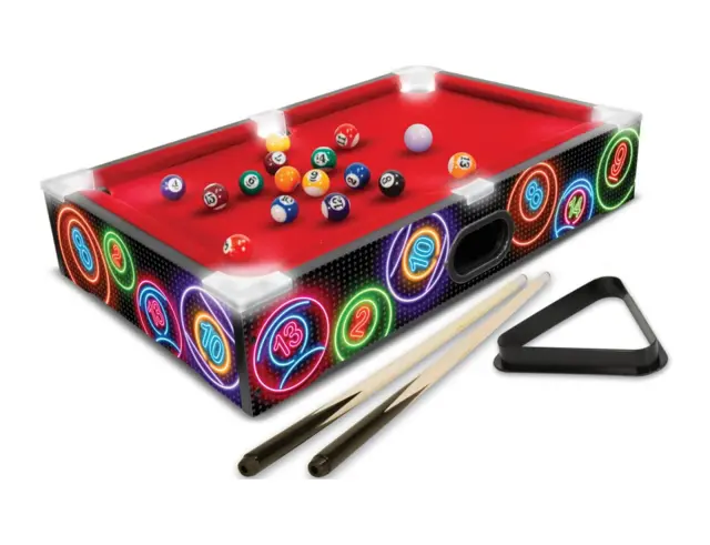 Επιτραπέζιο μπιλιάρδο Tender Toys με LED και διαστάσεις 48.5x30x8.5cm 497200180