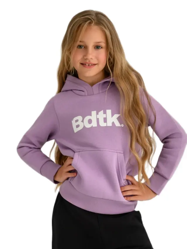 Bodytalk παιδικό φούτερ με κουκούλα και τύπωμα για κορίτσι 1262-701025-2