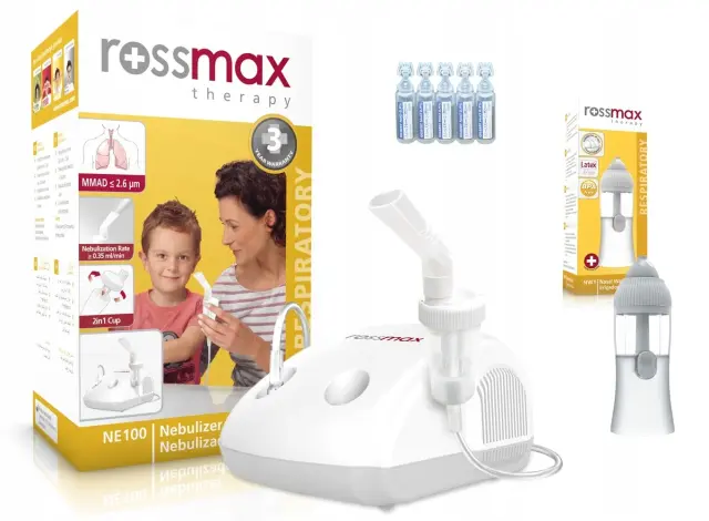 Rossmax NΕ100 Ηλεκτρικός Νεφελοποιητής Με Πιστόνι, 1 Τεμάχιο 2