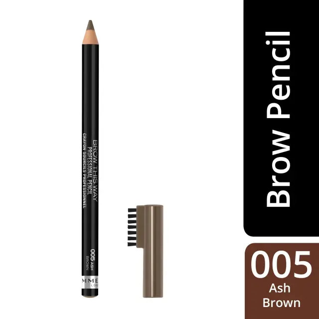 Rimmel London Brow This Way Professional Pencil eyebrow Pencil 005 Ash Brown 1,4 g