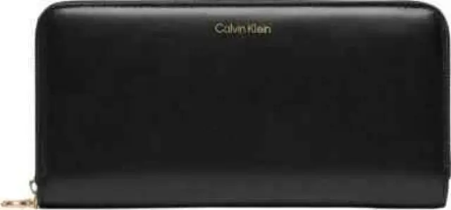 Calvin Klein Γυναικείο Μεγάλο Πορτοφόλι Ck Large Zip Around Μαύρο