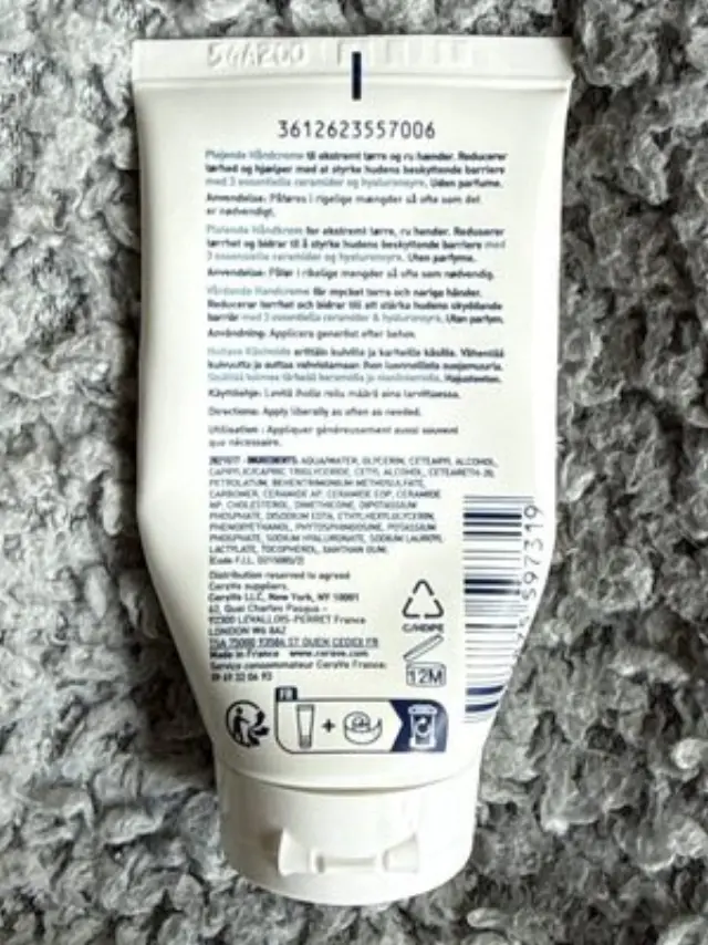 CeraVe Reparative Hand Cream Επανορθωτική Κρέμα Χεριών για Πολύ Ξηρά Χέρια, 50ml 2