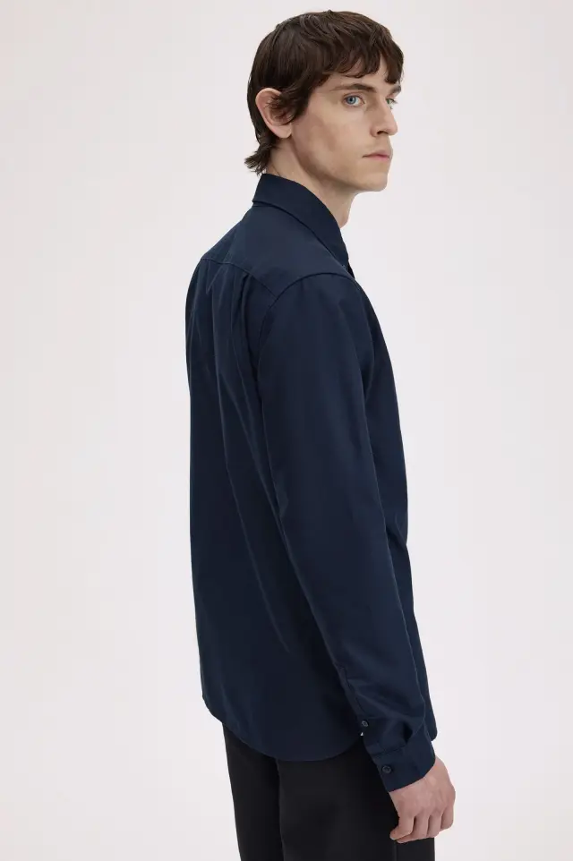 Fred Perry Oxford Shirt Navy Navy 3