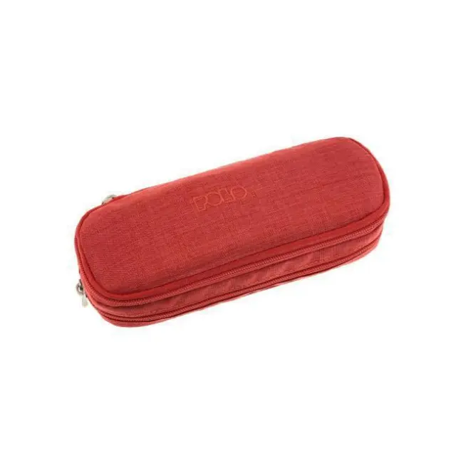 Polo Κασετίνα 2 θήκες Duo Box Pencil Case Jean Κόκκινο (937004-3600)